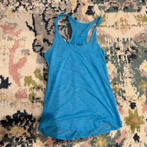 Lululemon Athletica Vibrant Blue Tank Top